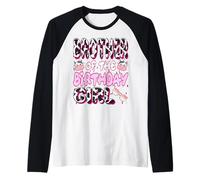 Hombre Brother of The Birthday - Camisa de niña de Granja Vaca Hermano Fiesta Camiseta Manga Raglan