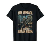 Hombre Buceador Profesional The Surface Is Just My Break Room Camiseta gráfica económica