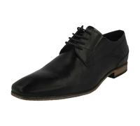 Hombre Bugatti Squared Punta de Vestir con Cordones Tacón Zapatos Cuero 14103