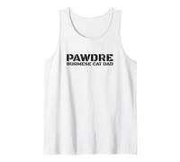 Hombre Burmese Cat Dad, Cat Father, Feline Father, The CatFather Camiseta sin Mangas