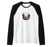 Hombre Bushcraft is My Therapy - Naturaleza, habilidades y supervivencia Camiseta Manga Raglan