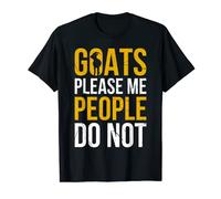 Hombre Cabras Por Favor Me La Gente No Cabra Granjero Amor Cabras Camiseta