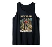 Hombre Camino Inca Machu Picchu Senderismo S-America Trekking Camiseta sin Mangas