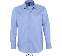 Hombre Camisa de Manga Larga Ceñida Talla Especial Fácil Cuidado S-5XL (B17000)