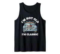 Hombre Camiseta Divertida con Texto en inglés I'm Not Old I'm Classic para Hombre Camiseta sin Mangas
