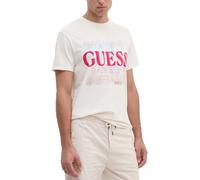 Hombre Camiseta GUESS Básico Logo Pearl Blanco Múltiples S Elección = P Mu