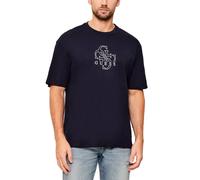 Hombre Camiseta Manga Corta GUESS Básico Smartblue Azul 404330