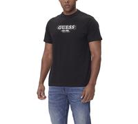 Hombre Camiseta Manga Corta GUESS Pequeño Logo Jetbla de Ella 424459