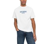 Hombre Camiseta Manga Corta GUESS Pequeño Logo Purwhite 424448