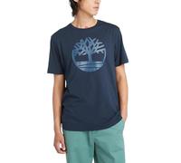 Hombre Camiseta Manga Corta TIMBERLAND Kennebec River Árbol Logo Mani 350913