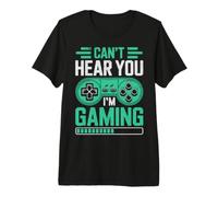 Hombre Can’t Hear You I’m Gaming for Video Game Lovers Funny Gamers Camiseta Premium