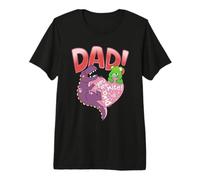 Hombre Care Bears: Unlock The Magic Father's Day Dino-mite Date Camiseta Premium