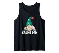 Hombre Casino Dad Graphic For Men Las Vegas Trip Gambler GNOME Camiseta sin Mangas