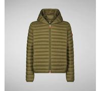 Hombre Chaqueta SAVE THE DUCK Giga17 Donal D30650M Animal-Free 40023 Verde Oliva