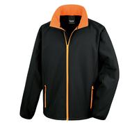 Hombre Chaqueta Softshell Impermeable Cremallera Bolsillos Viento Chaleco Result