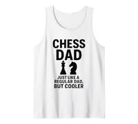 Hombre Chess Dad es como un Padre Normal, Pero más Divertido Camiseta sin Mangas