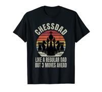 Hombre Chess Dad Like A Regular Del Jugador De Ajedrez Camiseta