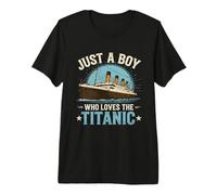 Hombre Chicos Que aman el RMS Titanic Camiseta Premium