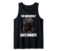 Hombre Chocolate Lab Dad El Laboratorio Padre Brown Labrador Retriever Camiseta sin Mangas