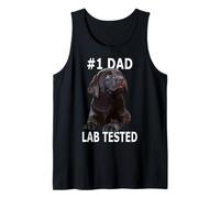 Hombre Chocolate Lab Dad The Lab Padre Labrador Retriever Puppy Camiseta sin Mangas