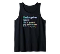 Hombre Christopher: como un Chico Normal, Solo Que una Leyenda más Guay, King First Camiseta sin Mangas