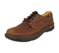 Hombre Clarks Active Air Acolchada Tobillo Cuello Cordones Cuero Zapatos