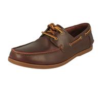 Hombre Clarks Cubierta con Cordones Zapatos Pickwell Sail
