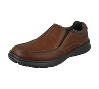 Hombre Clarks Cuero sin Cordones Estilo Informal Trabajo Zapatos - Cotrell