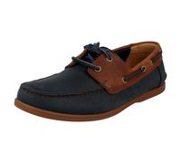 Hombre Clarks Punta Redonda Elegante Cordones Zapatos Cubierta Cuero Pickwell