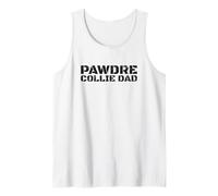 Hombre Collie Dad Dog Owner Father Canine Lover Camiseta sin Mangas