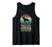 Hombre Coolest Frenchie Daddy Ever, Father's Day, French Bulldog Camiseta sin Mangas