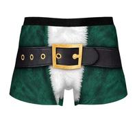 Hombre Cosplay Navidad Feo Calzoncillos De Lencería Navideña Pijama | Traje De Santa 3D,Elástico,Ropa Interior Hombre,Ideal Para,Regalo San Valentín,Aniversario,Cena Navidad,Conjunto Danza Niña