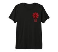 Hombre Crusader Knight | Camisa del código de los Caballeros Templarios | Diseño de 2 Lados Camiseta Premium