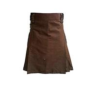 Hombre Cuero Negro Correas Moderno Deporte Utilitario Kilt Ajustable Tallas Casual Scottish Kilts Pantalones De Moda para Hombre Pantalones De Personalidad De Carga