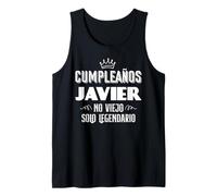 Hombre Cumpleaños Javier No Viejo - Solo Legendario Camiseta sin Mangas