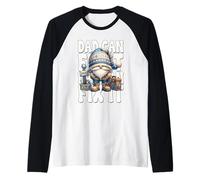 Hombre Dad Can Fix It Handyman GNOME Grandpa with Craftsman Tools Camiseta Manga Raglan