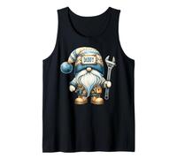 Hombre Dad Handyman GNOME Daddy Graphic For Men with Craftsman Tool Camiseta sin Mangas