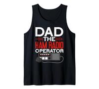 Hombre Dad The Ham Radio Operator Father's Day Funny HAM Radio Camiseta sin Mangas