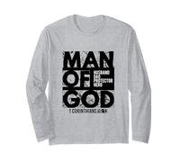 Hombre de Dios Cool Husband Protector Hero Día del Padre Manga Larga