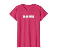 Hombre de Hierro Camiseta, Mujer, Rojo Jaspeado, 3XL