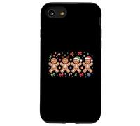 Hombre de Jengibre Esqueleto Navidad Rayos X Radiología Equipo Tech Carcasa para iPhone SE (2020) / 7/8