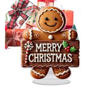 Hombre de Jengibre - Figura de Pan de Jengibre 25,5cm, Belleza Inconfundible | Figura de hombre de pan de jengibbre con forma compacta, estatua de personaje de dibujos animados para el hogar,