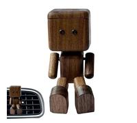 Hombre De Madera Divertido Dotado - Figura De Juguete Temblor De Pies, De Carácter Lindo | Carriómetro del Coche del Difusor, Accesorios De Decoración De Escritorio De Madera para F