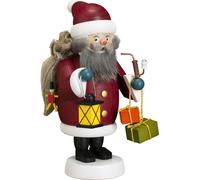 Hombre De Nieve Navideño Colorido HxBxT = 19x12x15cm NUEVO Figura De Humo