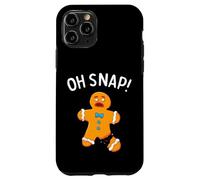 Hombre De Pan De Jengibre Oh Snap Navidad Divertido Galleta Carcasa para iPhone 11 Pro