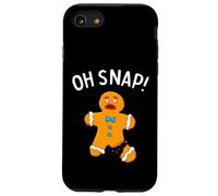 Hombre De Pan De Jengibre Oh Snap Navidad Divertido Galleta Carcasa para iPhone SE (2020) / 7/8