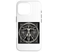 Hombre de Vitruvio Leonard de Vinci Carcasa para iPhone 16 Pro