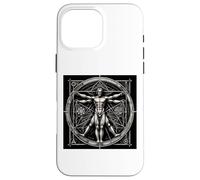 Hombre de Vitruvio Leonard de Vinci Carcasa para iPhone 16 Pro MAX