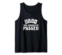 Hombre Deberías Haber Pasado el Divertido Juego de Cartas Euchre Un Jugador de Euchre Camiseta sin Mangas