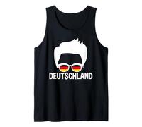 Hombre Deutschland Boy Silhouette - Gafas de Sol con Bandera Alemana Camiseta sin Mangas
